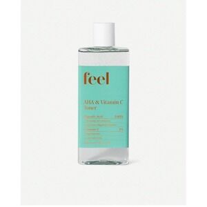 Feel AHA & Vitamin C Toner 3.85% Glycolic Acid 2% Vitamin C 150ml 5.1oz NEW‎